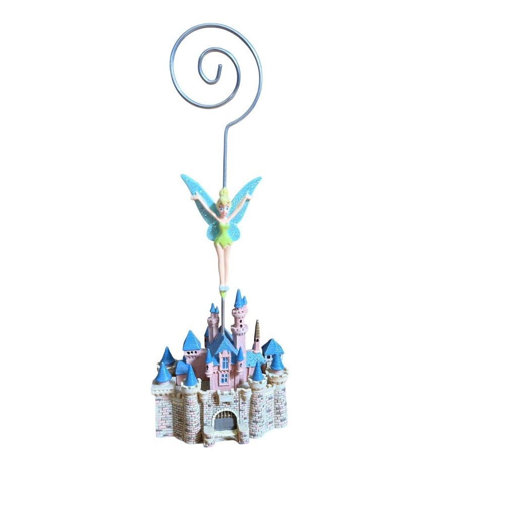 Disney Tinkerbell On Cinderella Castle Letter Or Photo Holder‎ 7"